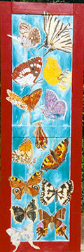 papillons - 148,5x48,8cm