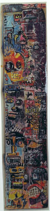 hommage à Basquiat 1 - 149x32cm