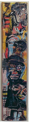 hommage à Basquiat 2 - 149x32cm